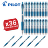 Pilot G-207 Retractable Gel 0.7 mm Medium Point Rollerball Pen - Metallic Blue