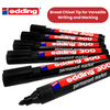 Edding 300 Permanent Marker Bullet 1.5-3mm Black - Pack of 6