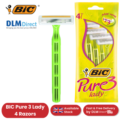 Bic Pure 3 Lady Shavers 4  - 1 Pack