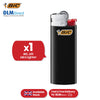 BIC J25 Mini Lighter - Assorted Colour long-lasting lighters, Up to 1,450 Lights Lighter for Smoking