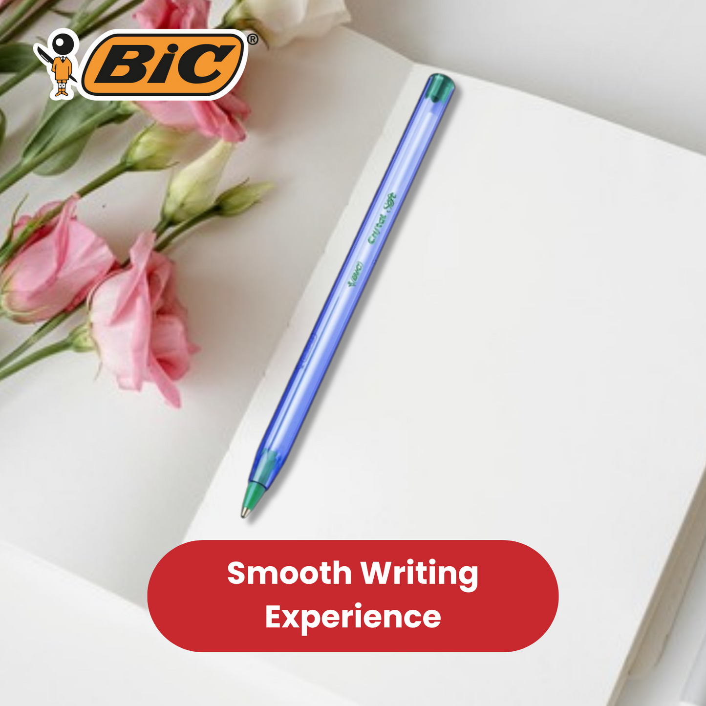 Bic Cristal Soft - Green - Single