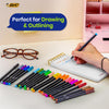 BIC Intensity Felt Tip Pens 24 Pack Fine Nib Washable Vibrant Ink