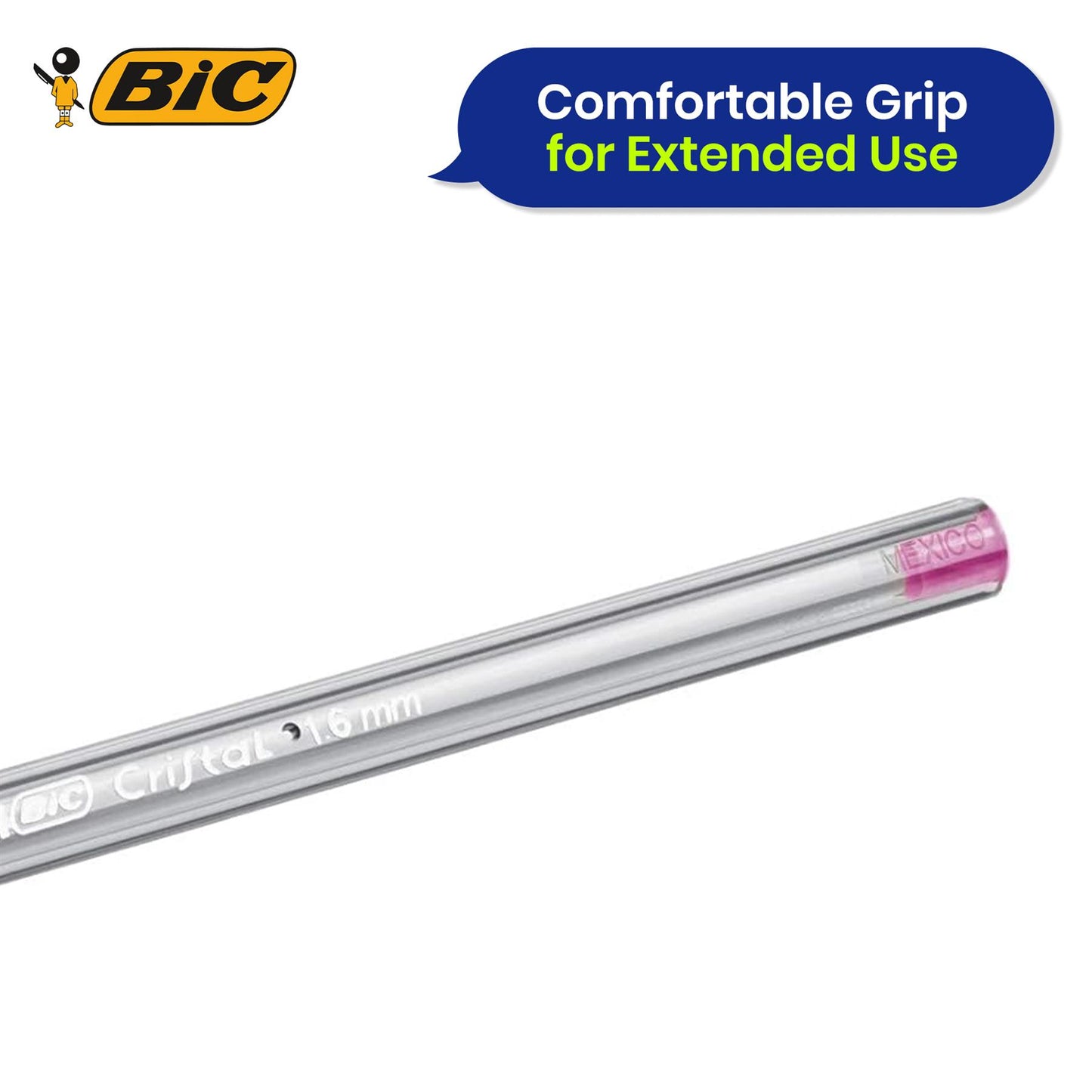 Bic Cristal Fun Ball Pen Pink - Box 20