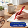 Paper Mate InkJoy Red Pen - 0.5mm Retractable Ballpoint Pen for Notes & Planners