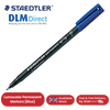 STAEDTLER Lumocolor Permanent Fine Blue Marker Pens Quick-Dry Ink Multi-Surface