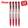 Retractable EnerGel rollerball pen ideal for everyday use. Quick drying, smooth flowing EnerGel ink, suitable for right or left-handed writers. Reduces smudging on hands and paper. Transparent barrel for easy view of remaining ink. Soft latex-free grip –