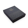 PARKER SET 16 SONNET STAINLESS STEEL CHROME TRIM BALLPOINT PEN MED NIB BLACK INK & PEN POUCH GIFT SET