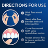 ORAL B ESSENTIAL 50M FLOSS REGULAR UNWAXED - PACK OF 1 - 1 to 36 Packs
