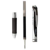Pentel Energel XM Retractable Gel Pen with 0.7 mm Tip, Black, Pack of 12 (BL77-AO)