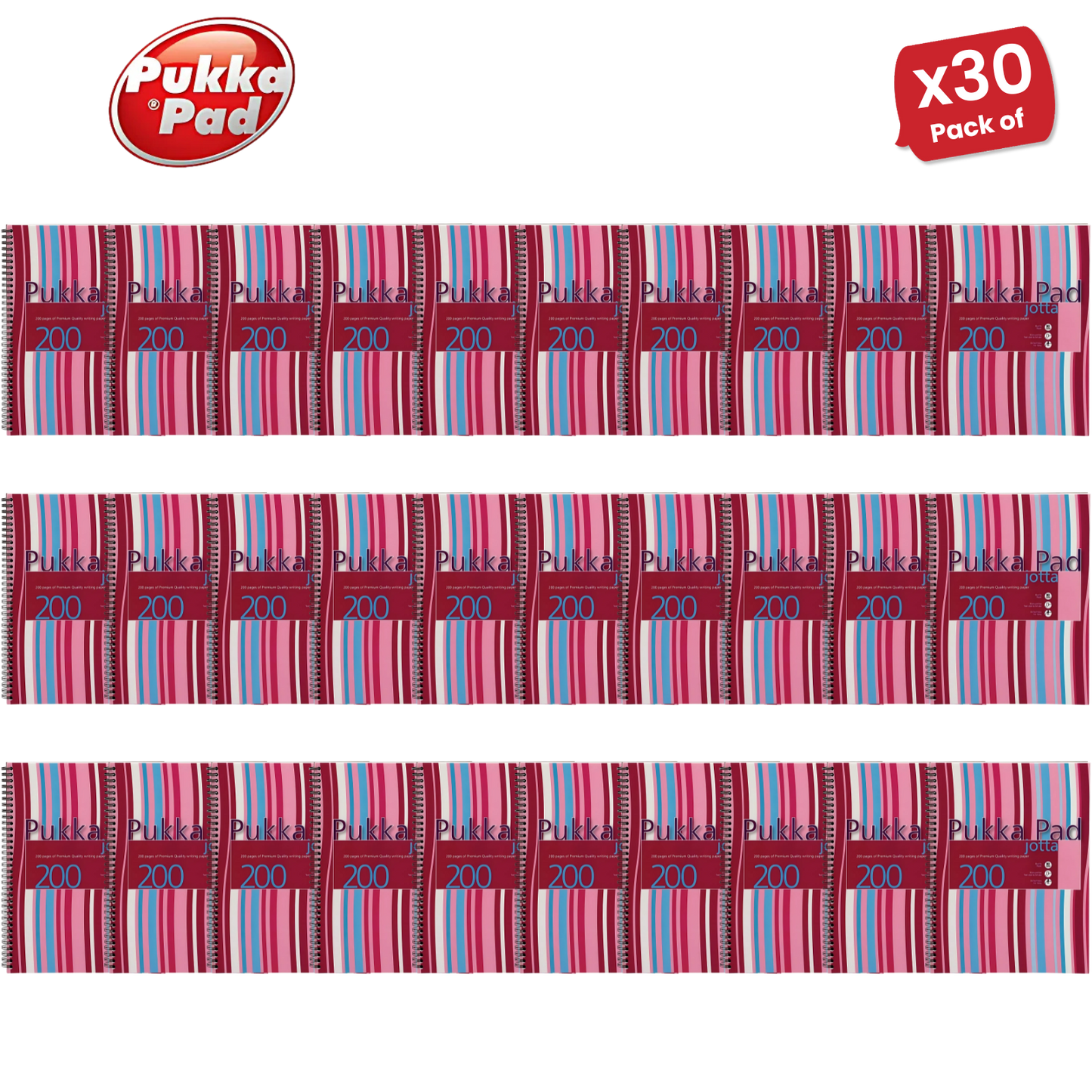 Pukka A4 Jotta polyprop cover. 200 pages - Single - Pack of 1 to 30
