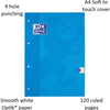 PACK OF 3 A4 OXFORD TOUCH CARD NOTEPAD REFILL - ASSORTED COLOURS