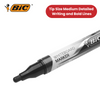 BIC Velleda Liquid Ink Dry Wipe Pocket Markers Black - Pack of 12