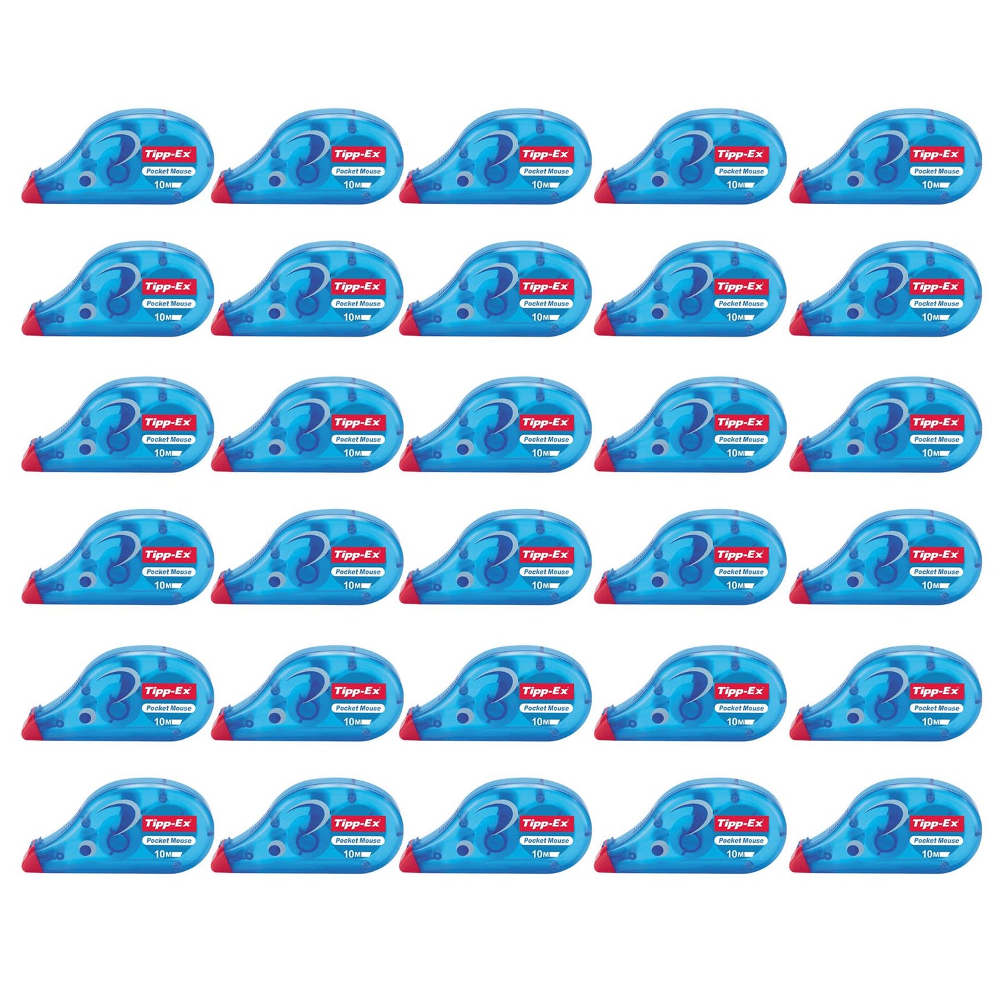 Tipp-Ex Pocket Mouse Correction Tape Roller 5mm x 6m - Pack of 1 - 1 to 30 Packs