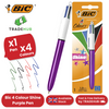 Bic 4 Colour Shine - Purple - Single Pen
