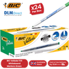 BiC Velleda 1721 Green Dry-Wipe Whiteboard Markers for Bold, Clean Writing, x24