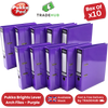 Pukka Brights Lever Arch Files - Purple - Box of 10 - Pack of 1 to 5