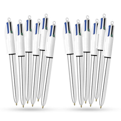 BIC 4 Colour Shine - Pack of 12