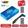 BIC Hybrid 3 Flex Refillable Men's Razor - 1 Handle + 10 Blades Pack