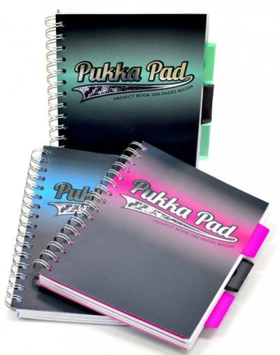 Pukka A5 Electra Project Book (8 Packs of 3) FSC Mix