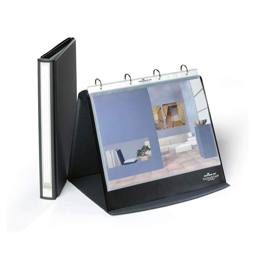 Durable DURASTAR� Table Top Presenter A4 Landscape Graphite