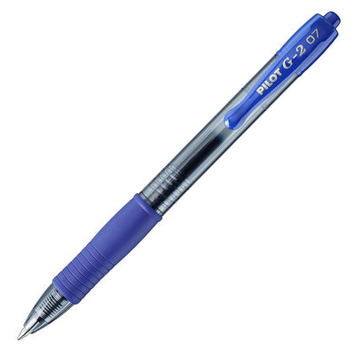 Pilot G-207 Retractable Gel Rollerball Medium Value Pack Blue Single Pen - Pack of 1 to 36