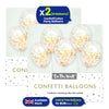 Premium Gold Confetti 12-inch Latex Party Balloons Variation