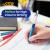 BIC 4 Colours Extra-Comfort Grip - Medium Point (1.0 mm) - Box of 12