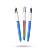 BIC Ball Point Pen 1.0mm Medium Tip Biro Coloured Ink  for Office Home School