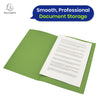 Exacompta Square Cut Folder Strong, 315gsm Manilla Holds A4 Foolscap Documents, Pack of 100 (Green)