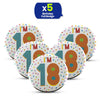 Silver 18th Birthday Badge 8.5cm Age Badge for Party Outfit and Celebrations