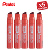 PENTEL N50XL PERMANENT MARKER RED - Single Pen