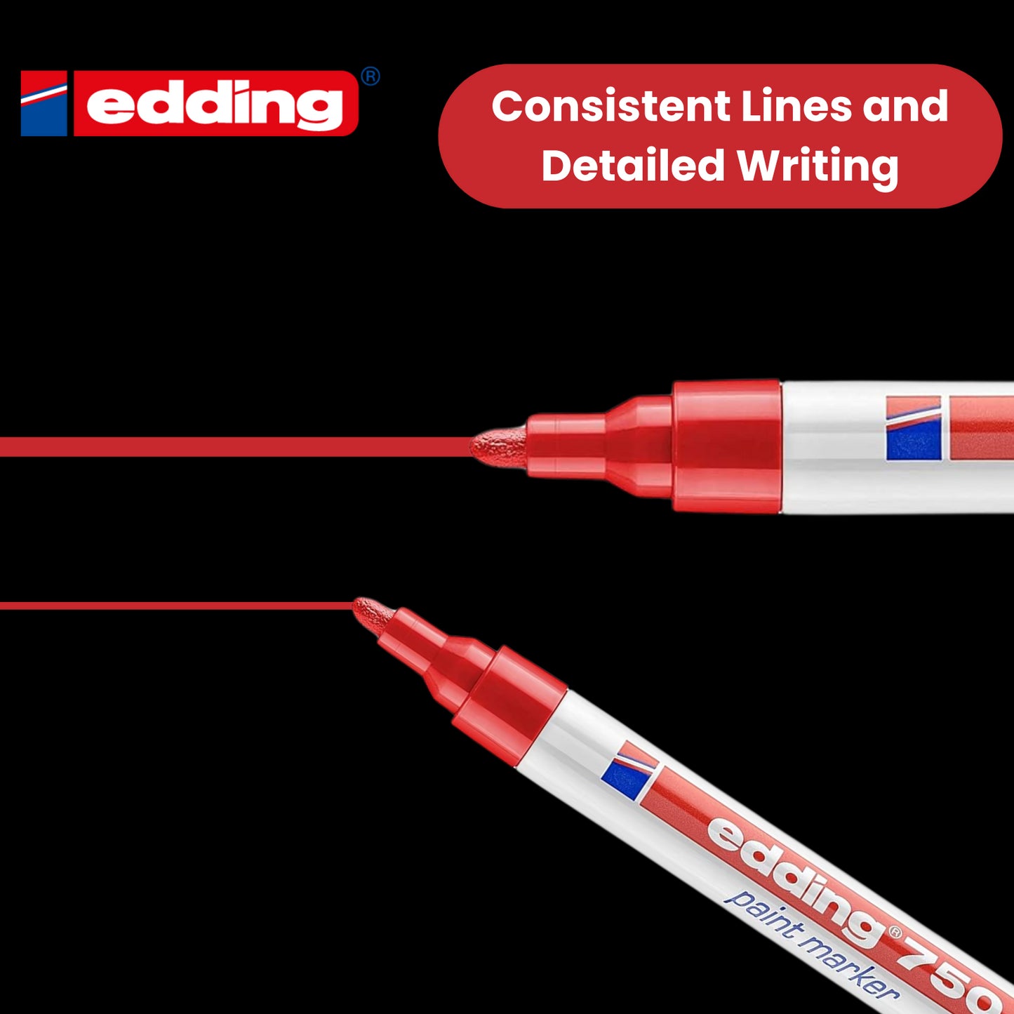 Edding Paintmarker Opaque Red Single Pen