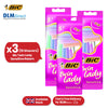 Bic Twin Lady Sensitive Razors - Easy Glide Travel Razor, Sensitive Skin Razors for Women