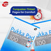 A4 Pukka Dyslexia Pad with Turquoise Tinted Ruled Pages and Perforated Sheets