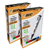 Bic 2300 Bullet Tip Permanent Marker Black, Blue, Red, Green) Pack of 4 Markers