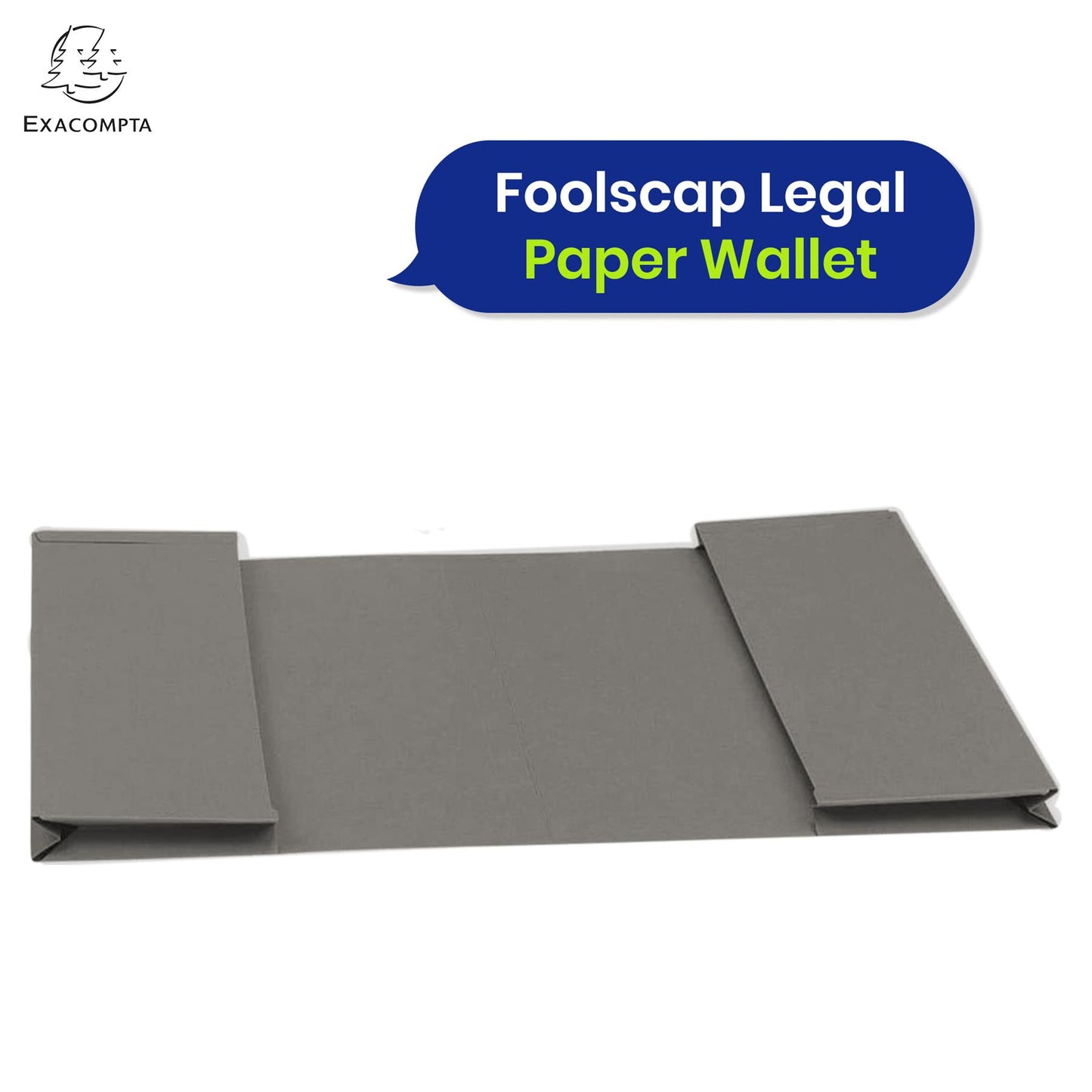 Guildhall Double Pocket Legal Wallet – 315gsm manilla Folder Office Documents, Pack of 25 (Grey)
