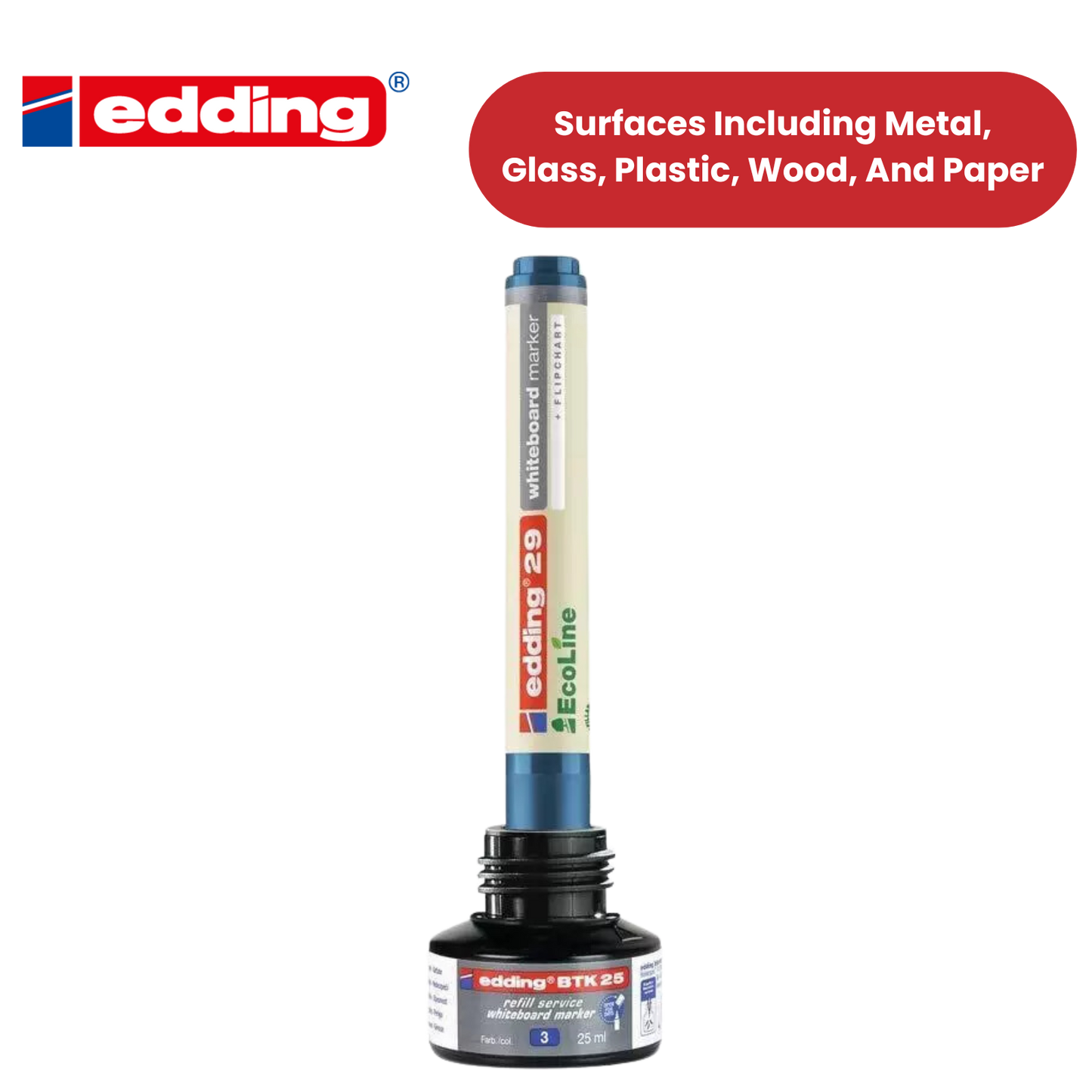 Edding 4-29-4 Pack of 4 Assorted Chisel Tip Markers - 1 to 36 Packs