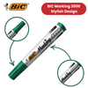BIC Marking 2000 Ecolutions Permanent Markers Green 1.7mm Bullet Tip Pack of 12