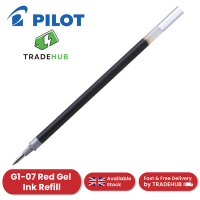 Pilot G1-07 Refill - Red - Single Refill - Pack of 2 to 36