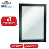 Durable Magnetic Frame - Glass Display Holders, Black A5 Wall Mount Holders for Posters