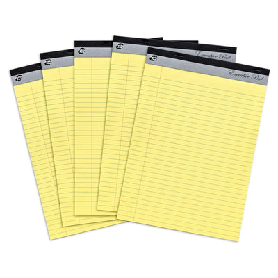 PUKKA PAD Legal Pad A4 Yellow Lined Paper 100 Pages for Office and Study