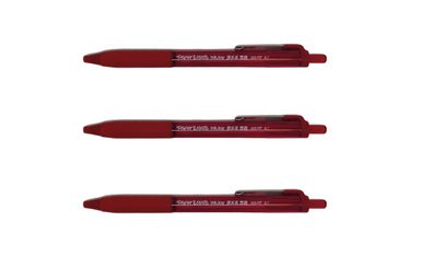 Paper Mate InkJoy 300 Retractable 0.7mm Red - Pack of 3
