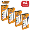 BIC Gel-Ocity Illusion 0.7mm Erasable Gel Pens Black - Pack of 12 Refillable