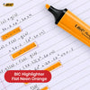 BIC 12x Marking Highlighter Flat Marker Neon Orange Modular Tip for Precise Highlighting