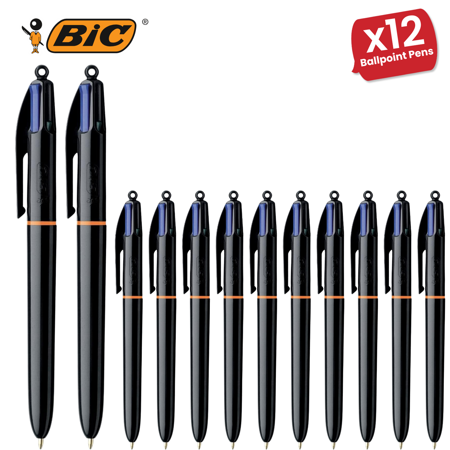Bic 4 Colours Pro Ballpoint Pen 1.0mm - Single Pen
