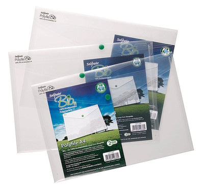 SNOPAKE BIO POLYFILE A4 CLEAR - PACK OF 1