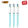 BIC 4 Colours Fun Ballpoint Pen Assorted Inks for Writing and Drawing