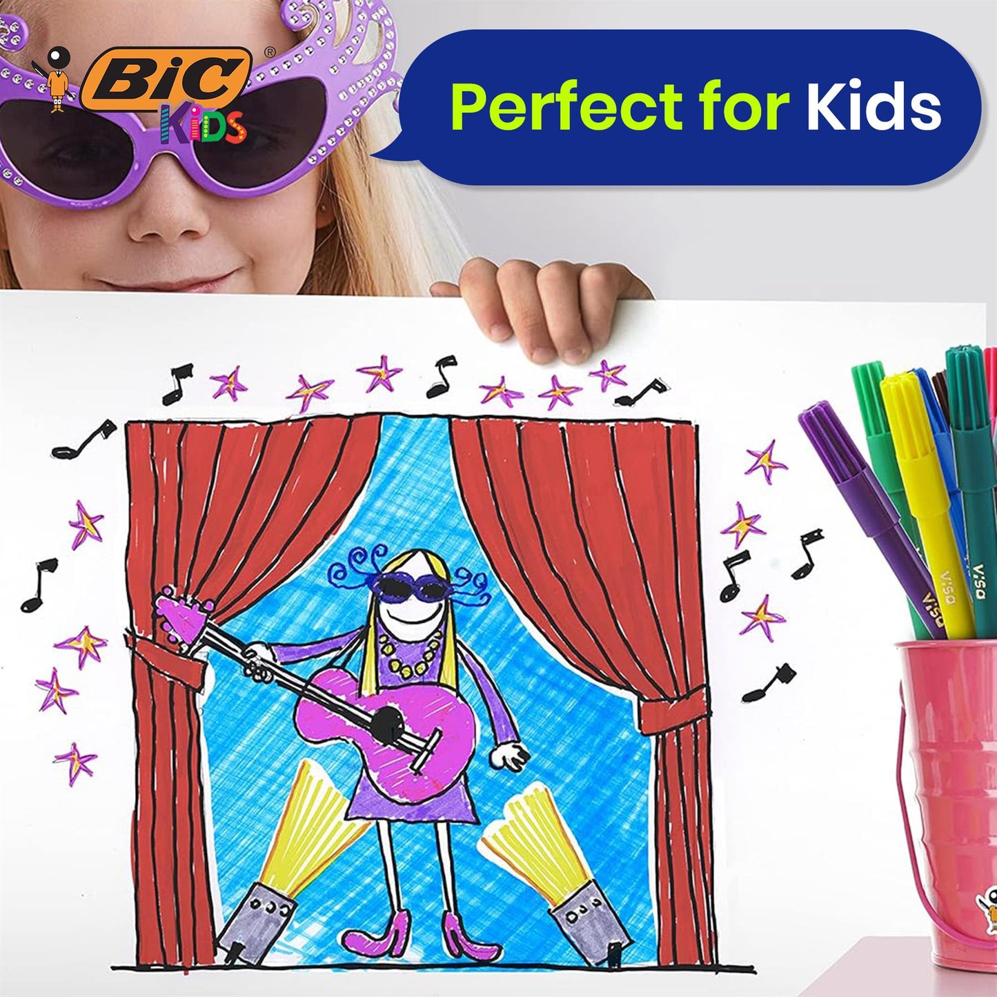 BIC Kids Visa Colouring Pens 20 Box