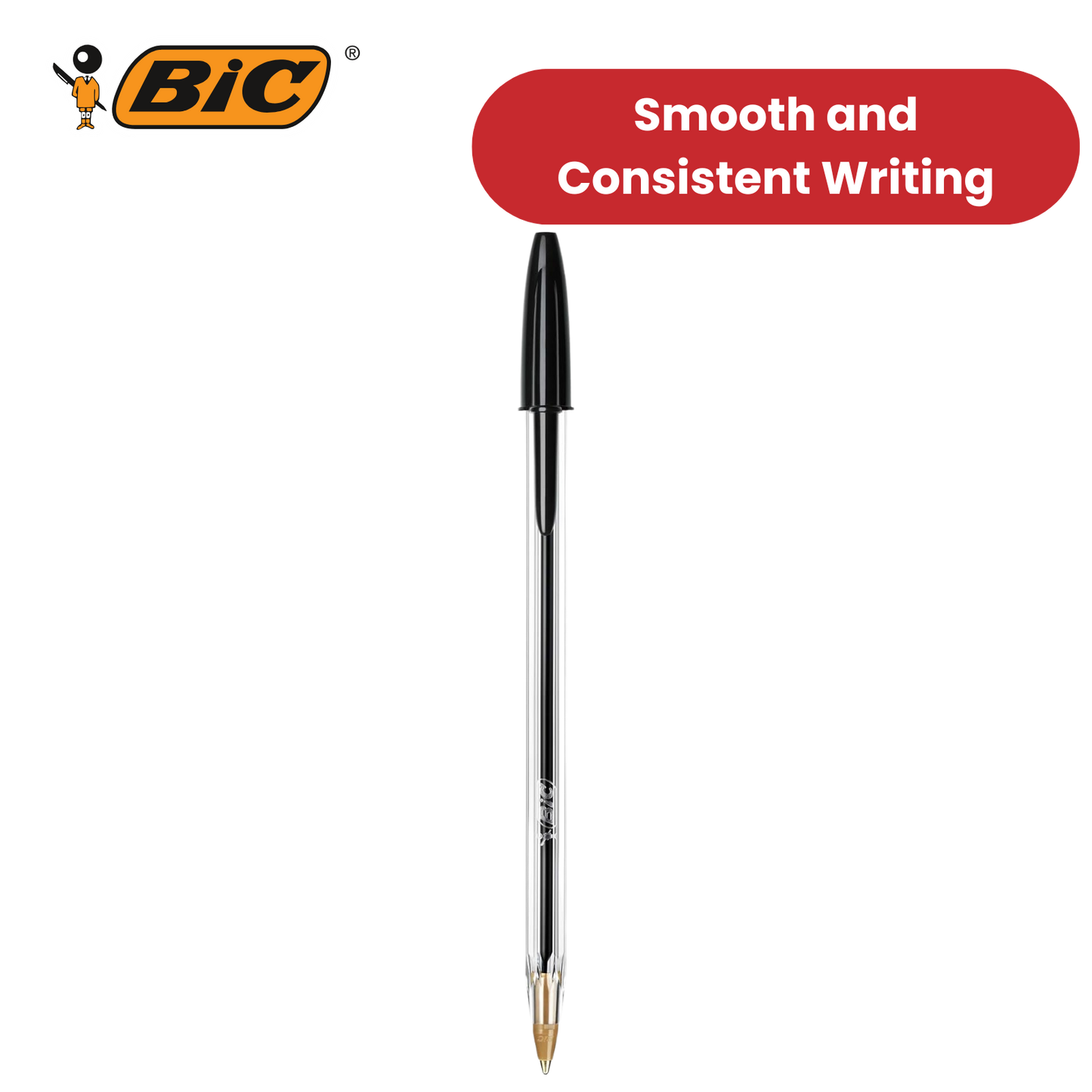 BIC Cristal Original Ballpoint Pens Black - Box of 100