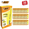 Bic Briteliner Grip Highlighter Pen Yellow - Pack of 12